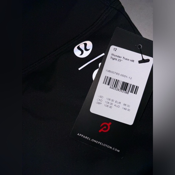 LULULEMON X PELOTON Wunder Train High Rise Tight 25” - Picture 10 of 10